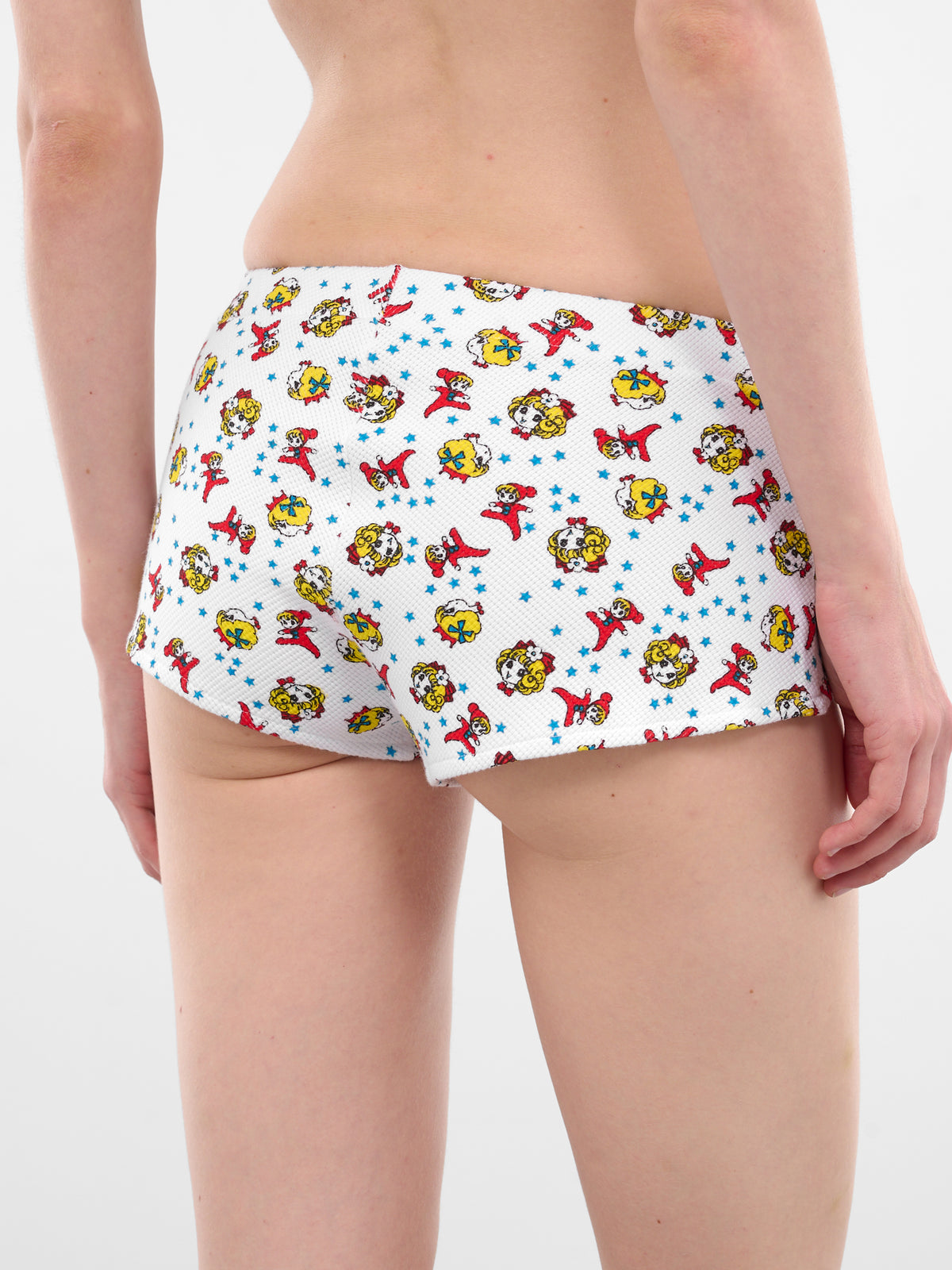 Baby Print Thermal Micro Shorts (65-BABY-WHITE)