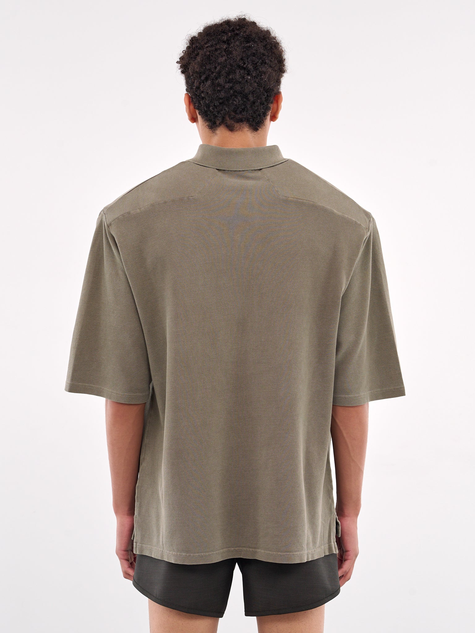 Shoulder Pad Polo Shirt (654JE02411L-GREEN)