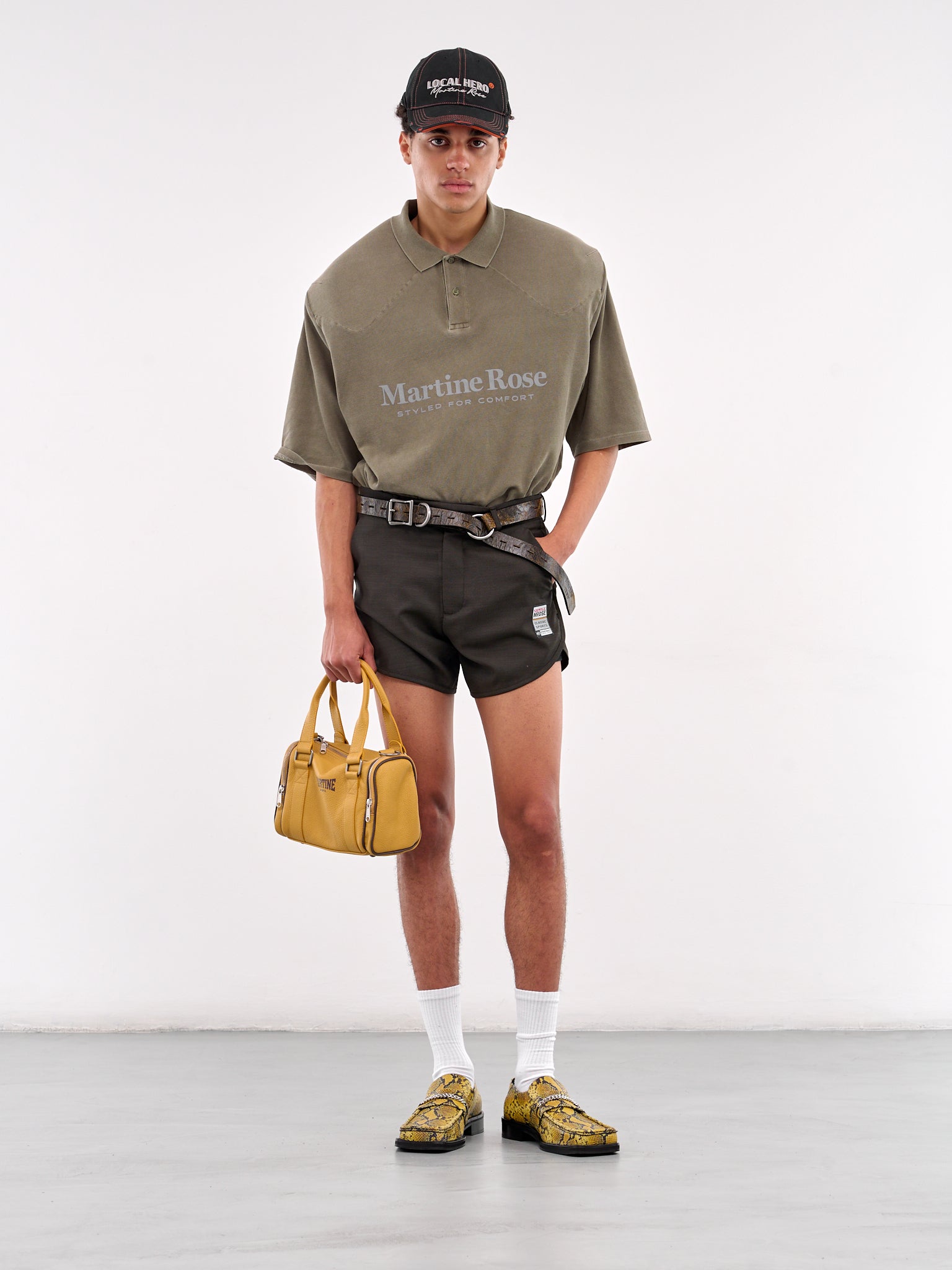 Shoulder Pad Polo Shirt (654JE02411L-GREEN)