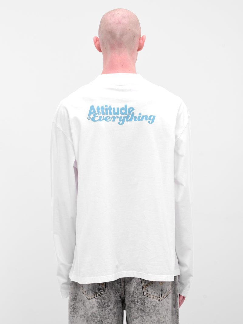 White Oversized Graphic Long Sleeve (658JE06000J-WHITE)