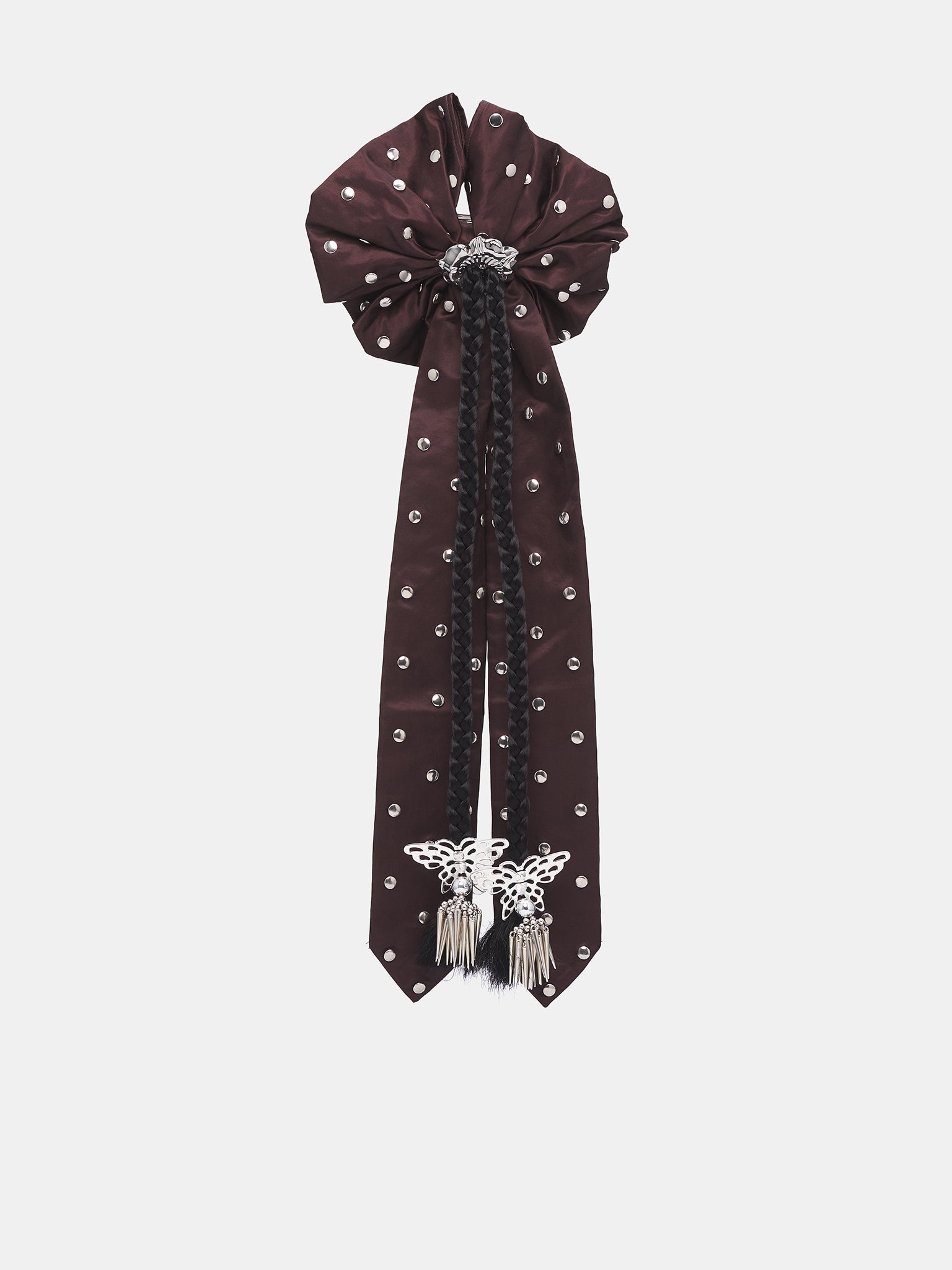 Belle Rosette Hair Clip (6609-BELLE-BROWN)