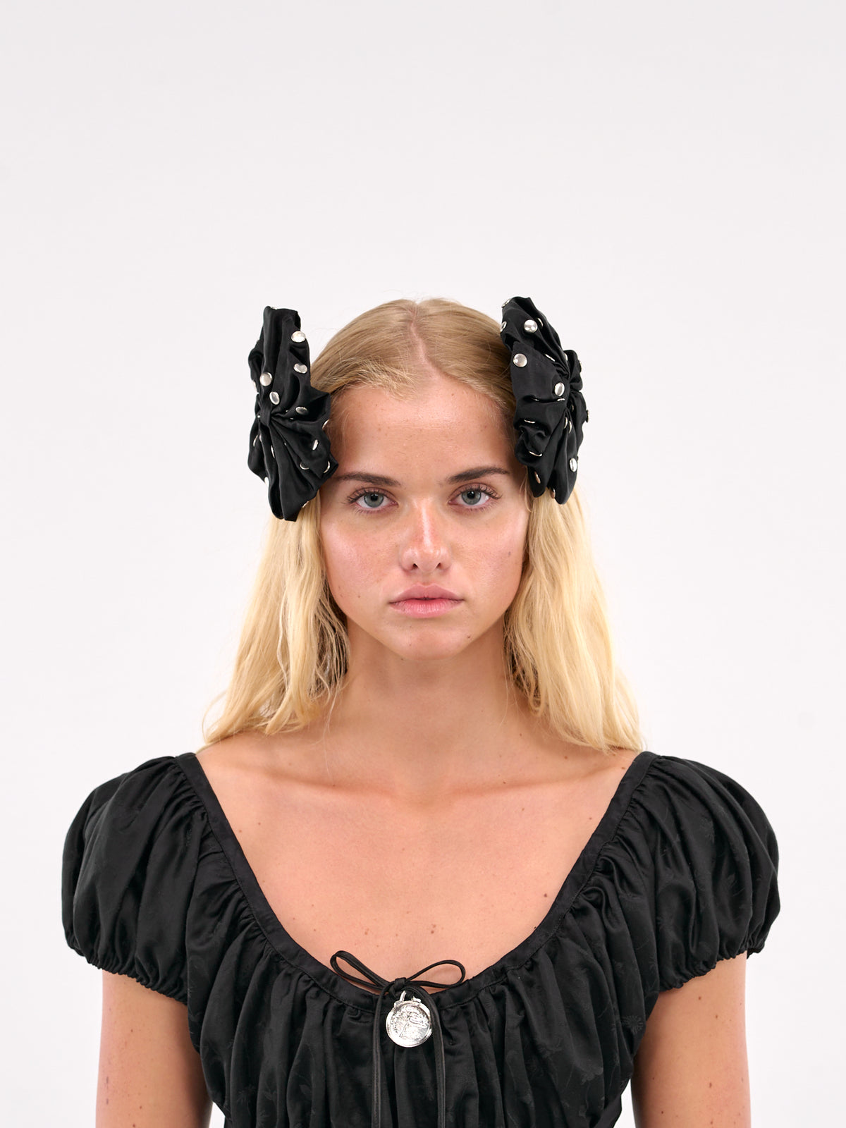 Bandit Bow Hair Clip (6614-BANDIT-BLACK)