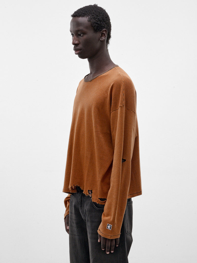 Orange Consequence Oversized Long Sleeve (6M002Q3018ORG-ORANGE)