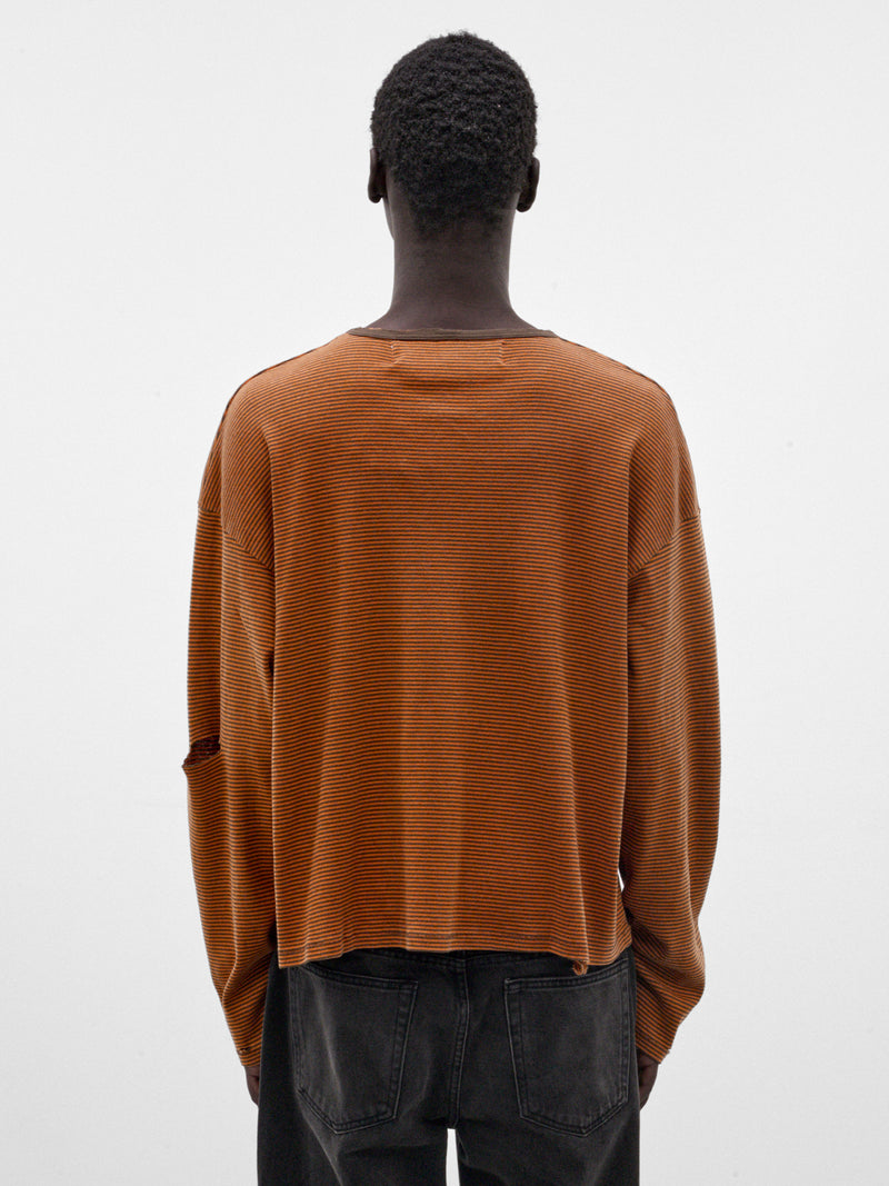 Orange Consequence Oversized Long Sleeve (6M002Q3018ORG-ORANGE)