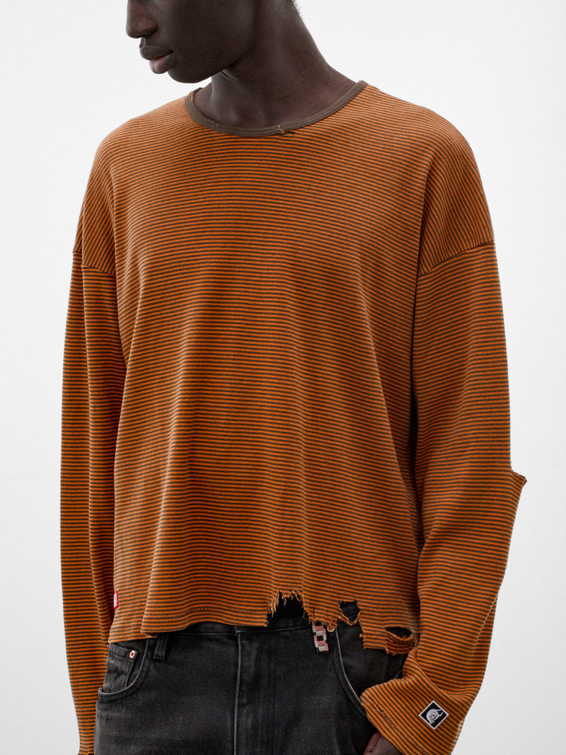 Orange Consequence Oversized Long Sleeve (6M002Q3018ORG-ORANGE)