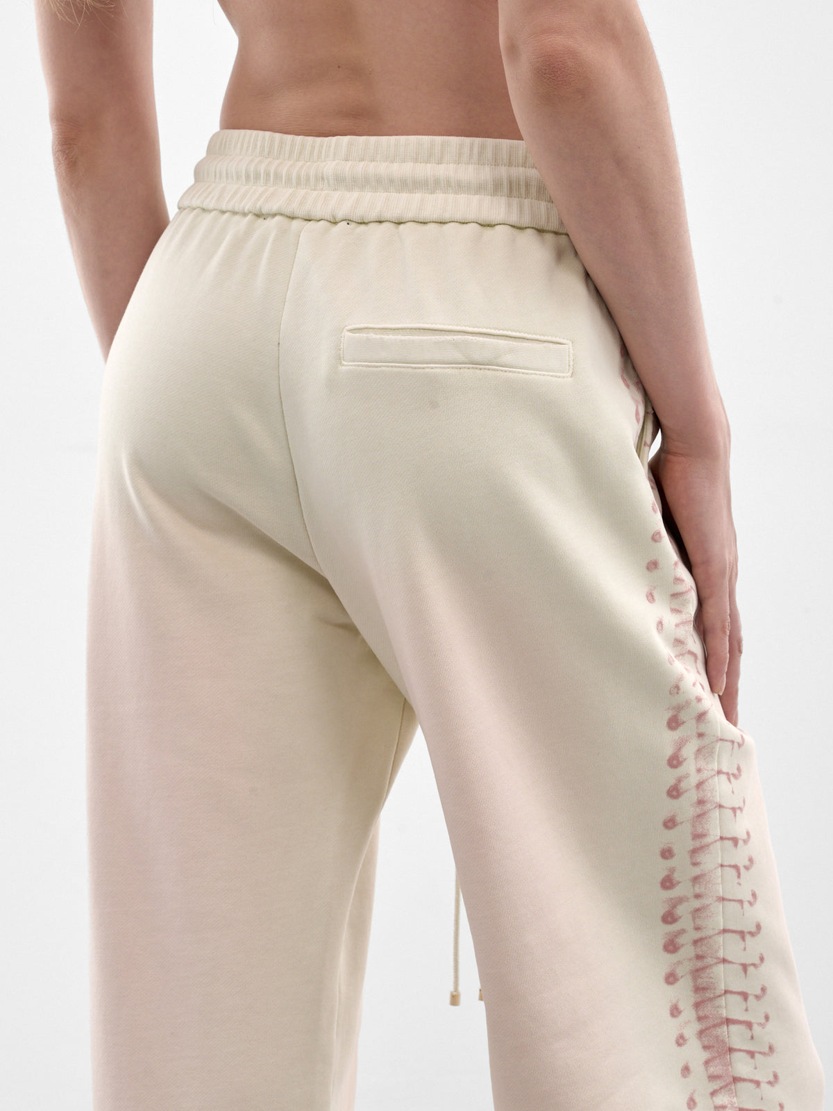 Ivory Trompe L'oeil Lacing Sweatpants (6M1PJ41800-IVORY)