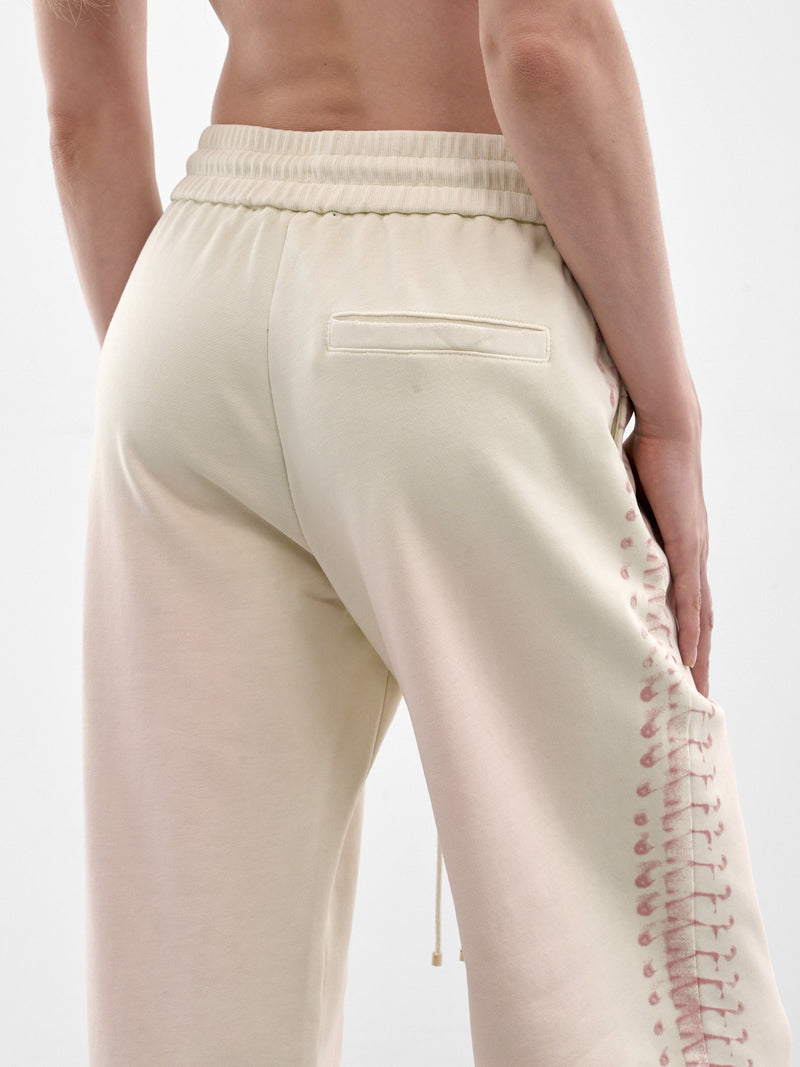 Ivory Trompe L'oeil Lacing Sweatpants (6M1PJ41800-IVORY)