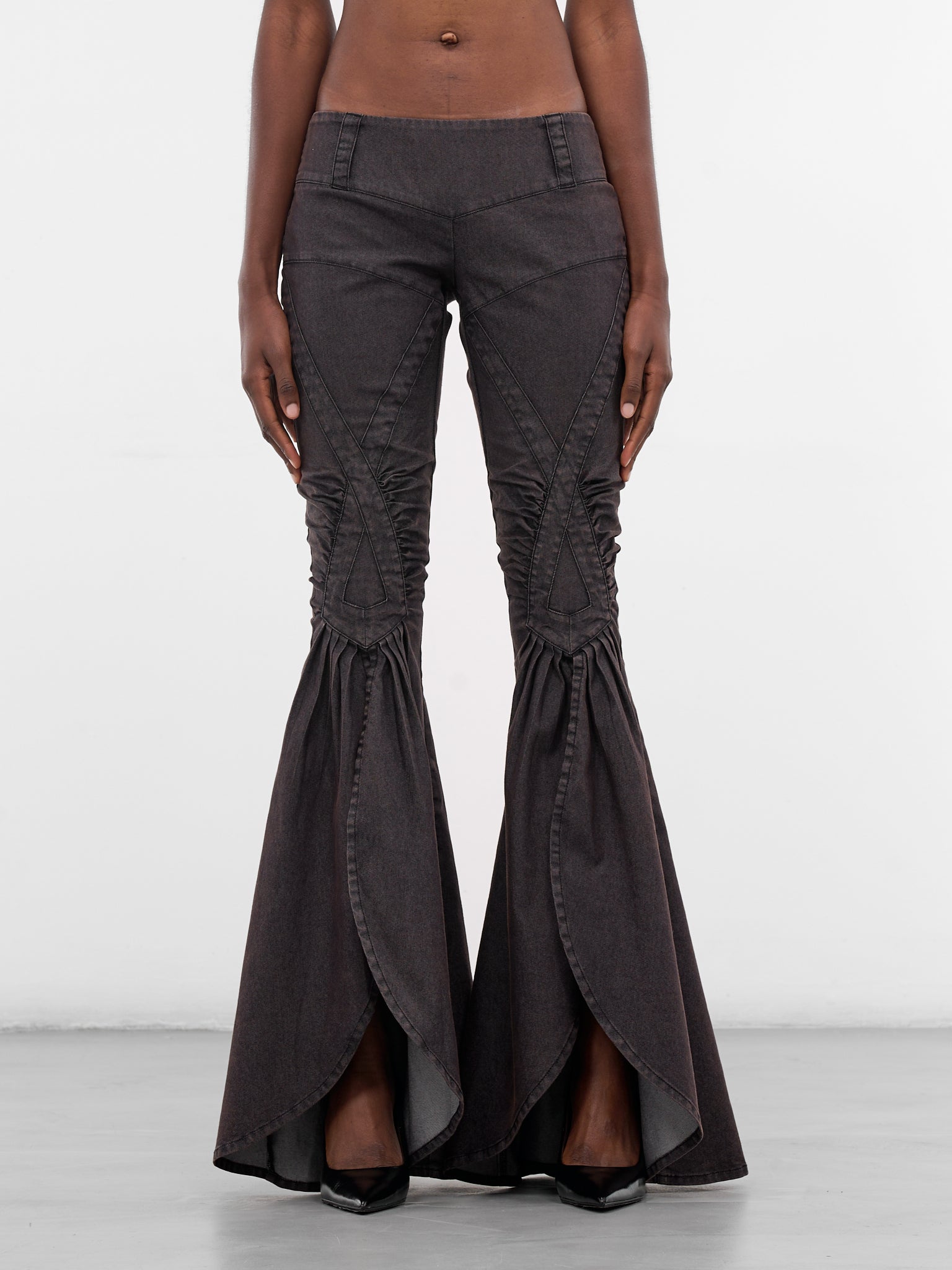 Miss Sixty x KNWLS Flared Jeans (6M1PJ93500-RETRO-BLACK)