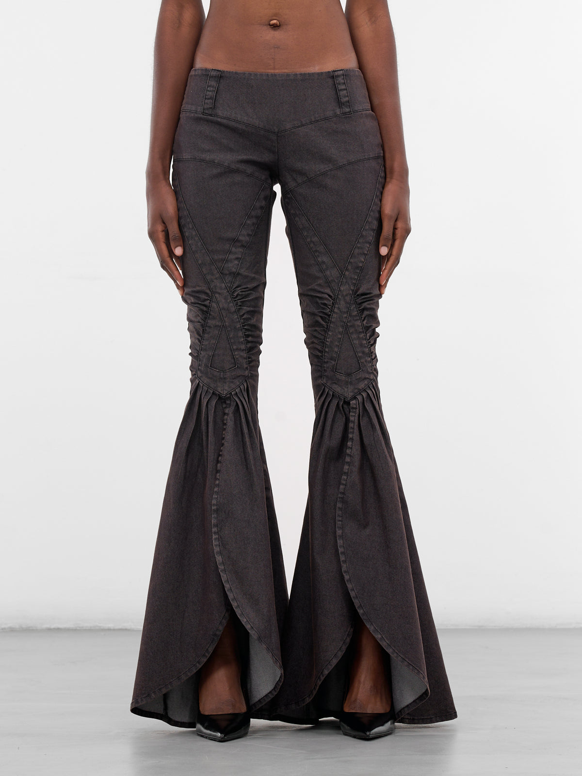 Miss Sixty x KNWLS Flared Jeans (6M1PJ93500-RETRO-BLACK)