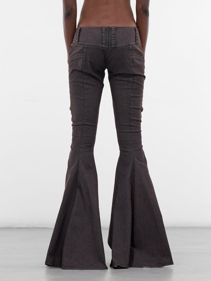 Miss Sixty x KNWLS Flared Jeans (6M1PJ93500-RETRO-BLACK)