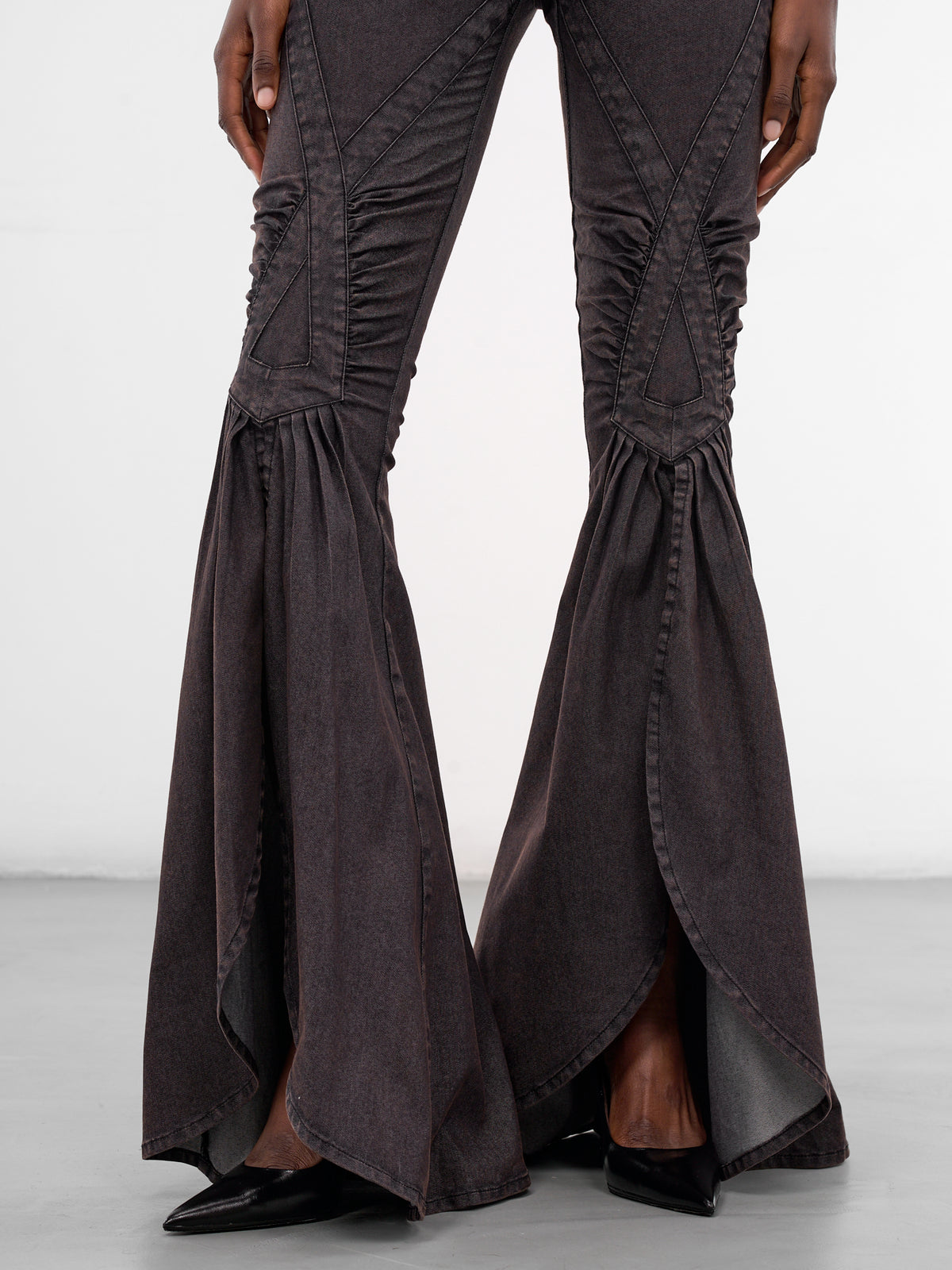 Miss Sixty x KNWLS Flared Jeans (6M1PJ93500-RETRO-BLACK)