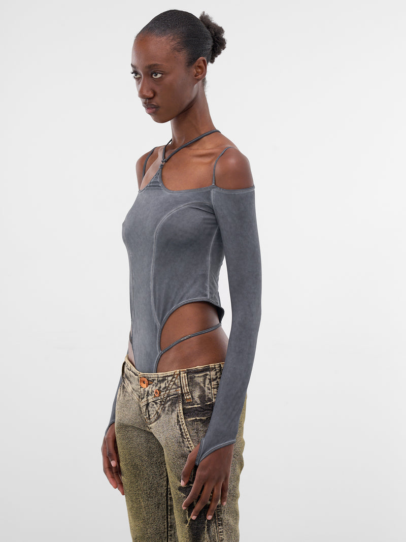 Miss Sixty x KNWLS Jersey Bodysuit (6M1SJ93300-RETRO-BLUE)