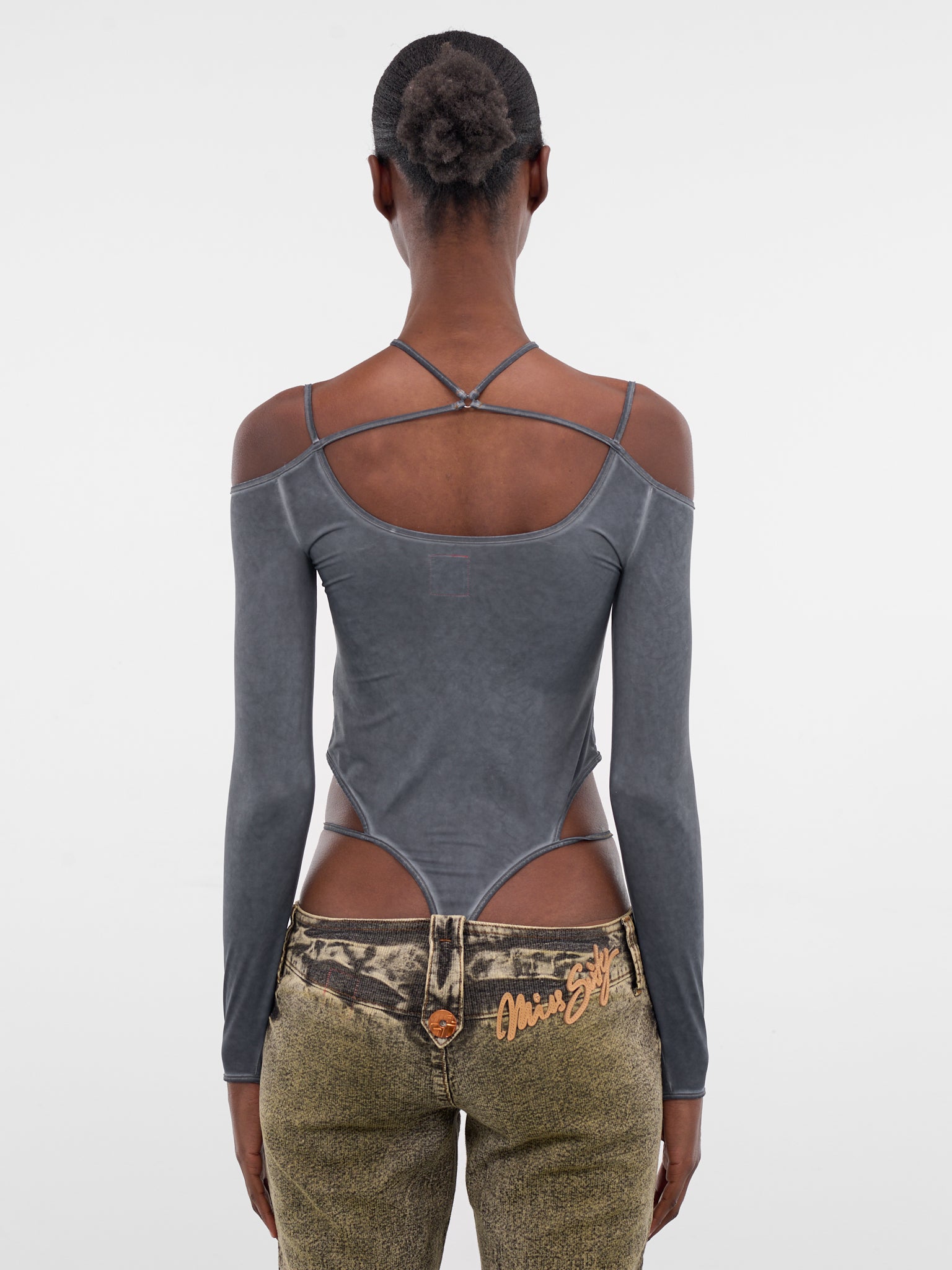 Miss Sixty x KNWLS Jersey Bodysuit (6M1SJ93300-RETRO-BLUE)