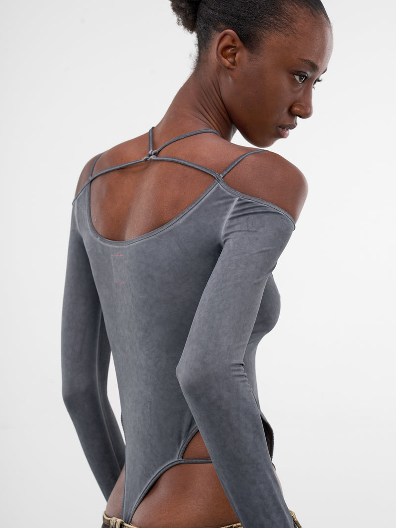 Miss Sixty x KNWLS Jersey Bodysuit (6M1SJ93300-RETRO-BLUE)