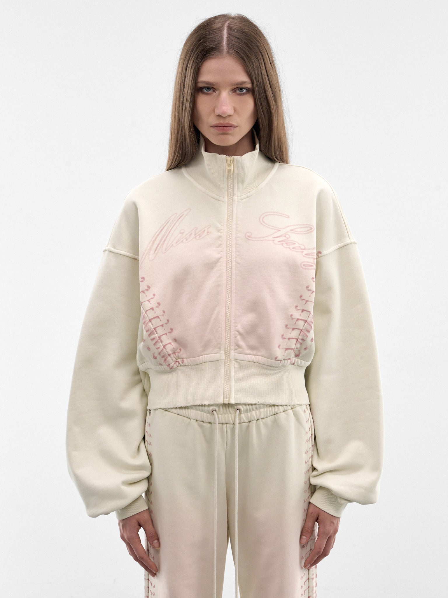 Ivory Trompe L'oeil Lacing Jacket (6M1TJ42000-IVORY)