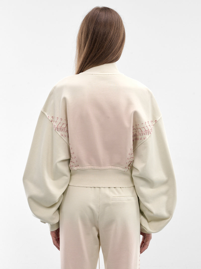 Ivory Trompe L'oeil Lacing Jacket (6M1TJ42000-IVORY)