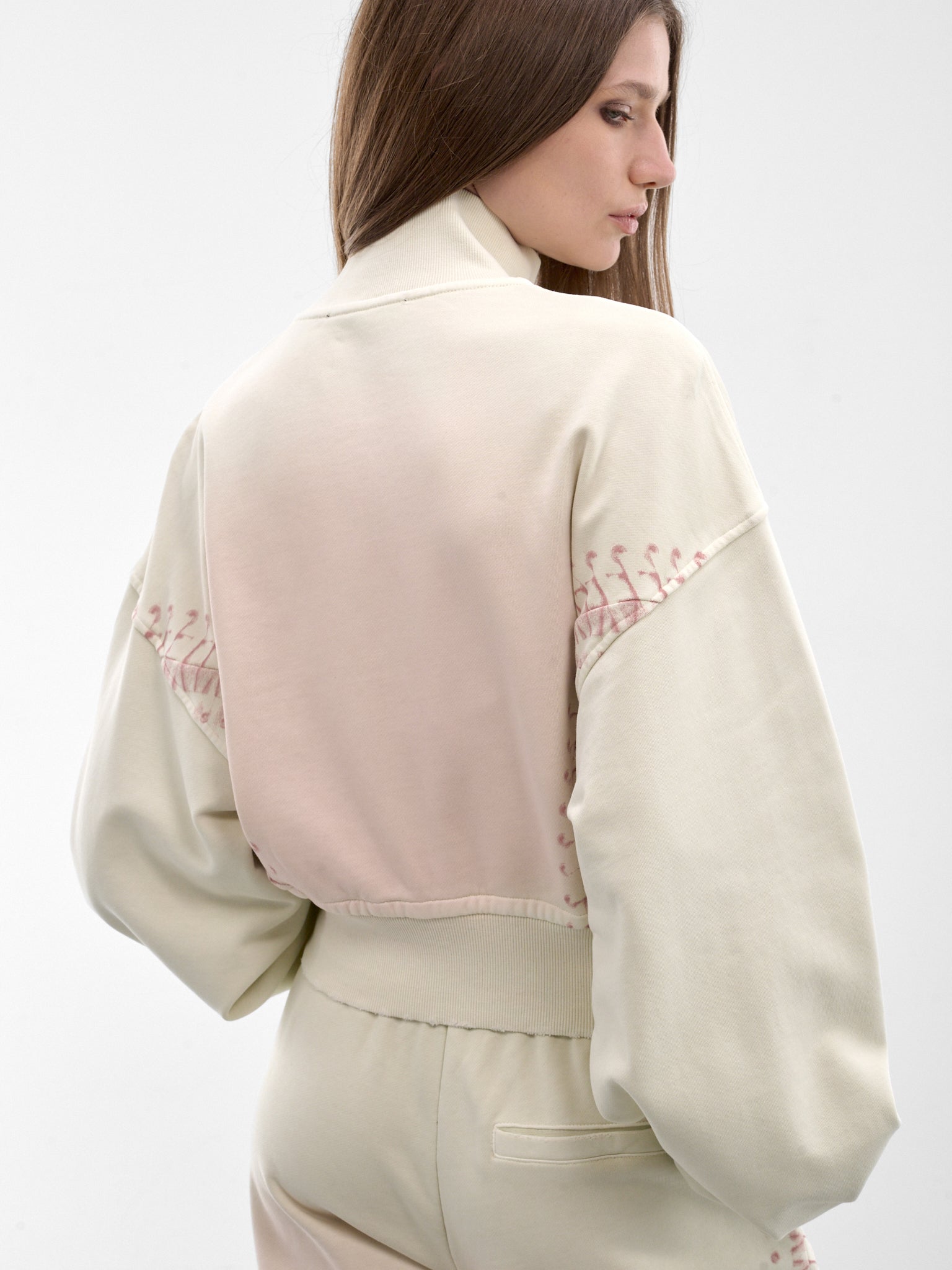 Ivory Trompe L'oeil Lacing Jacket (6M1TJ42000-IVORY)