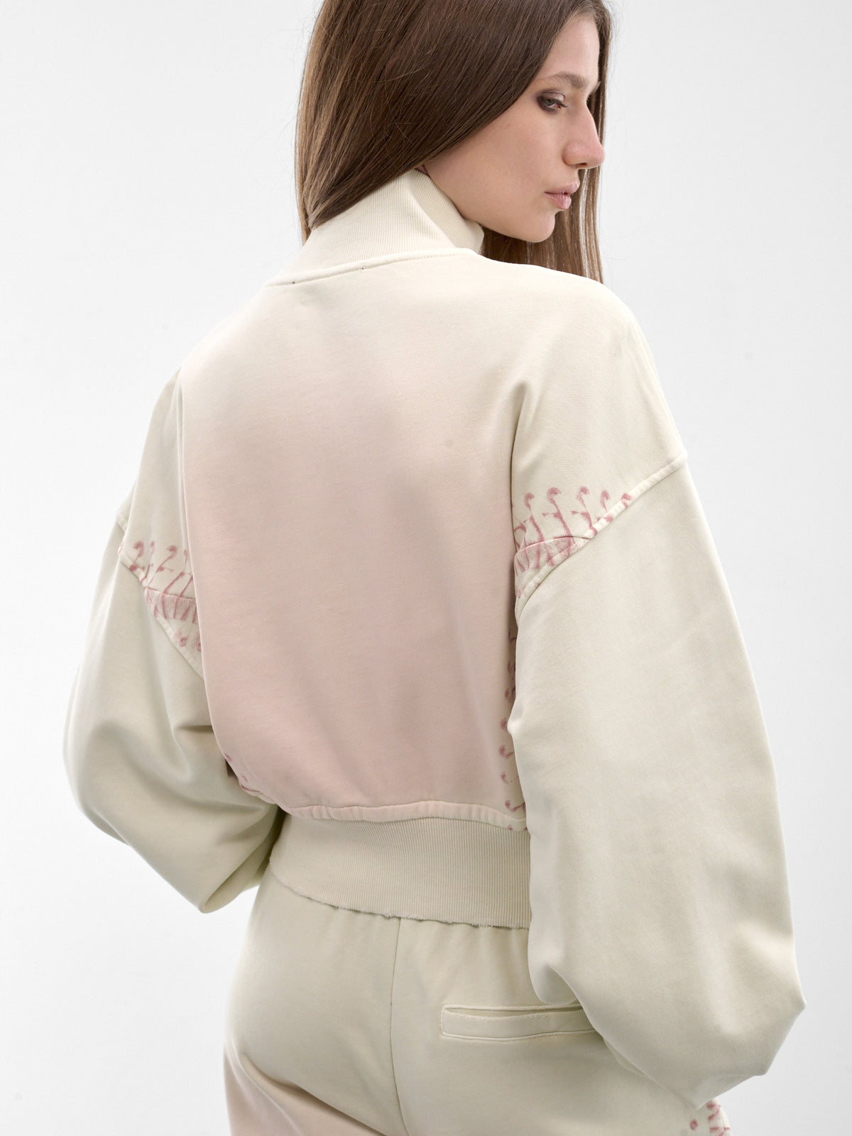 Ivory Trompe L'oeil Lacing Jacket (6M1TJ42000-IVORY)