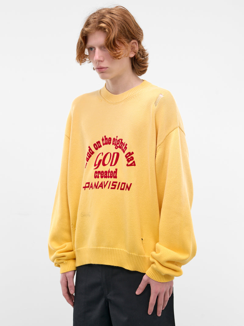 Eden Roc Knit Crewneck Sweater (6U006Q1010YLW-YELLOW)