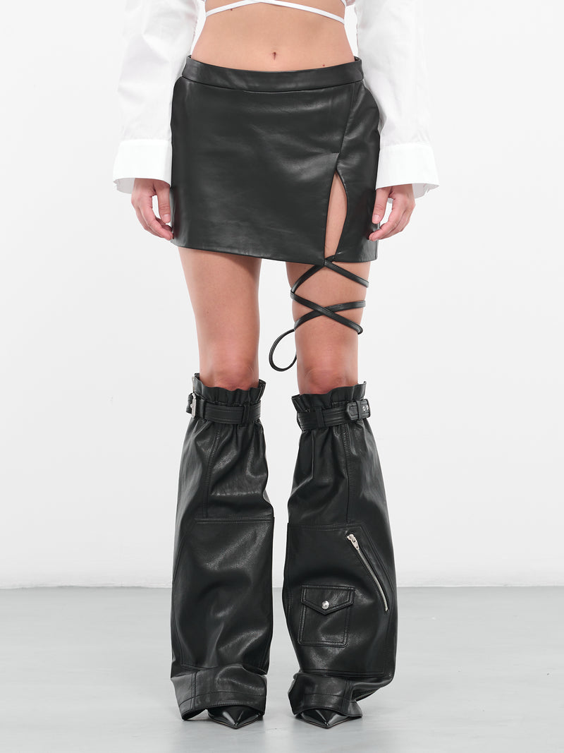 Strap Skirt (700-302-BLACK)