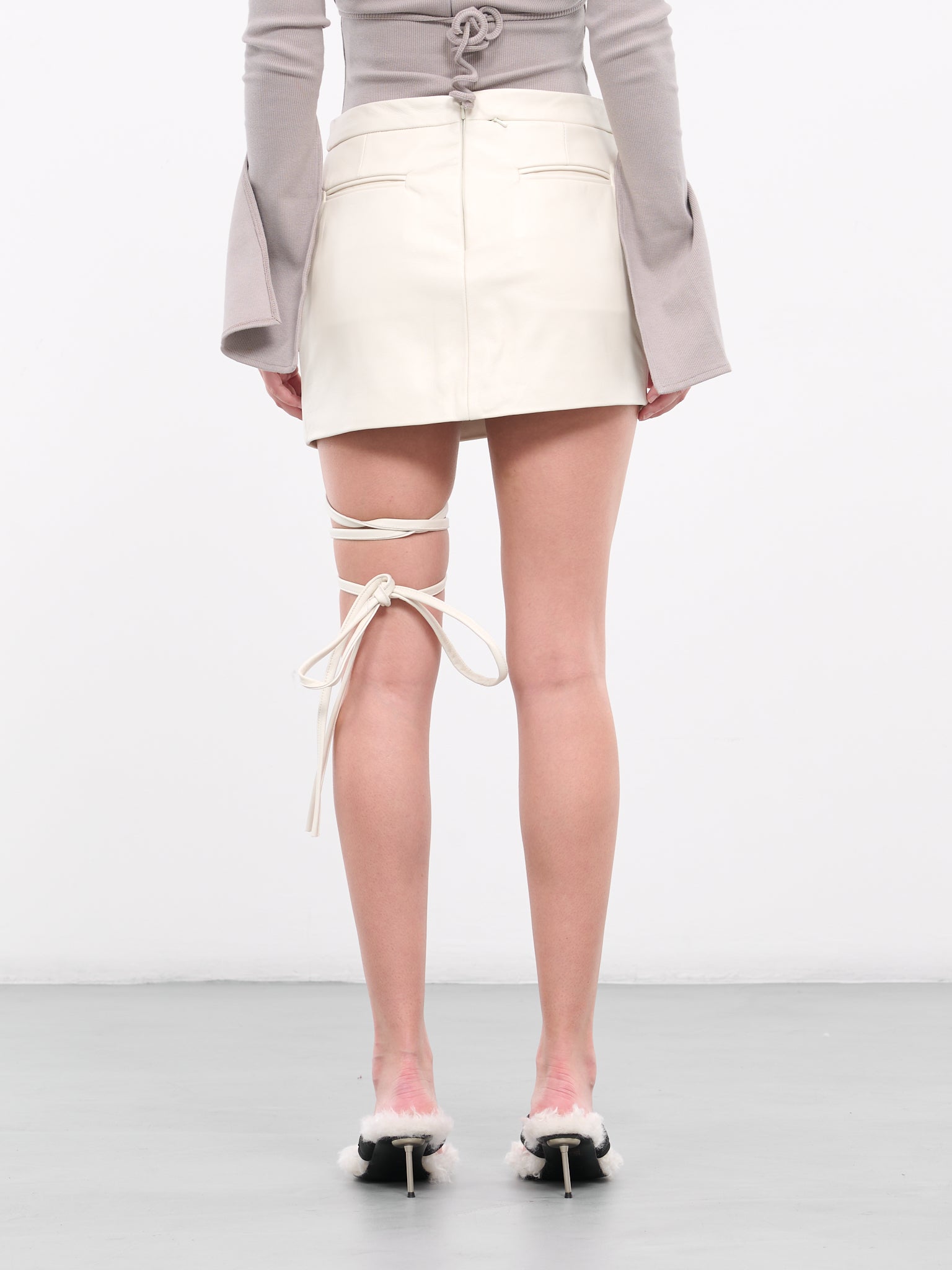 Strap Skirt (700-302-CREAM)