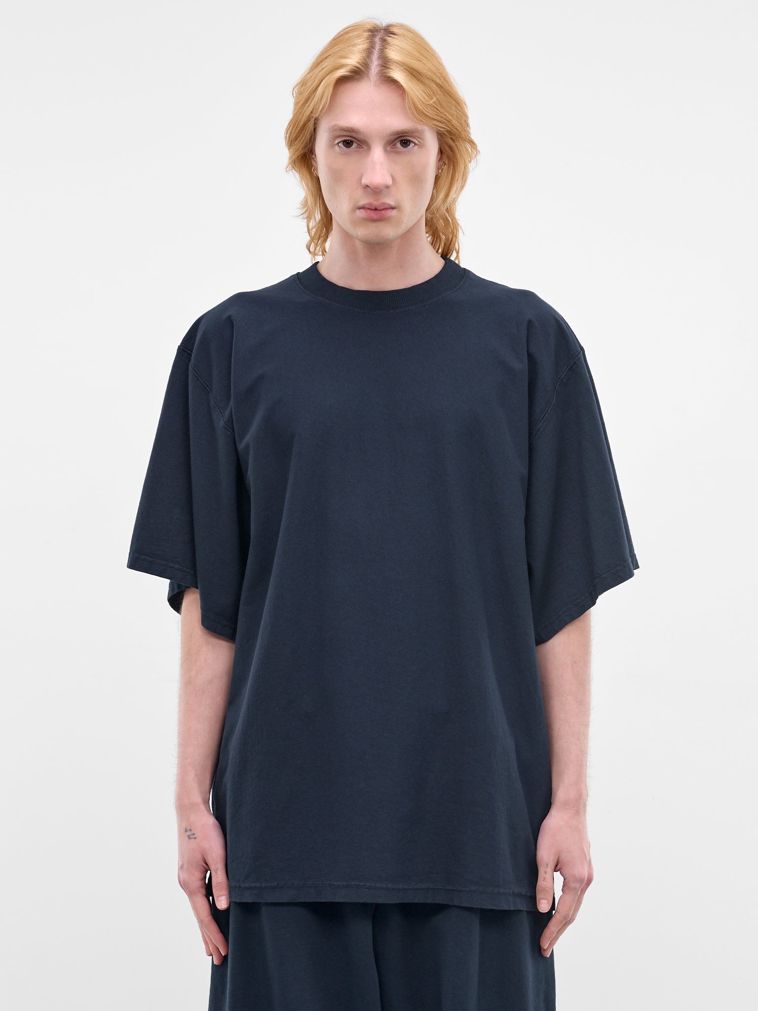 Navy Oversized Embroidered Logo Tee (70007T-HC293-410-NAVY)