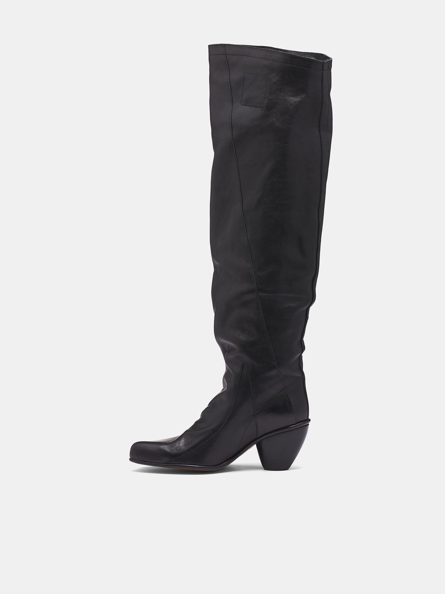 Black Leather River Boot (71020041W-L00CJ-N401-BLACK)