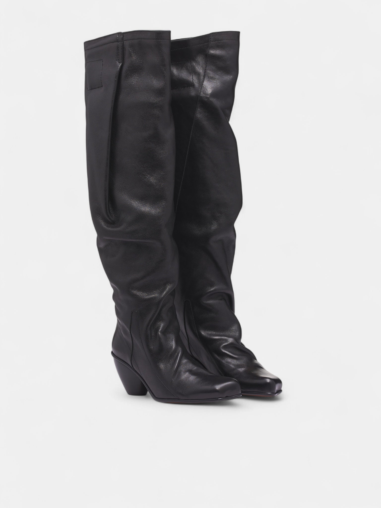 Black Leather River Boot (71020041W-L00CJ-N401-BLACK)