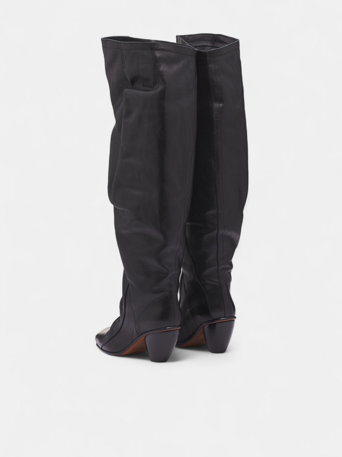 Black Leather River Boot (71020041W-L00CJ-N401-BLACK)