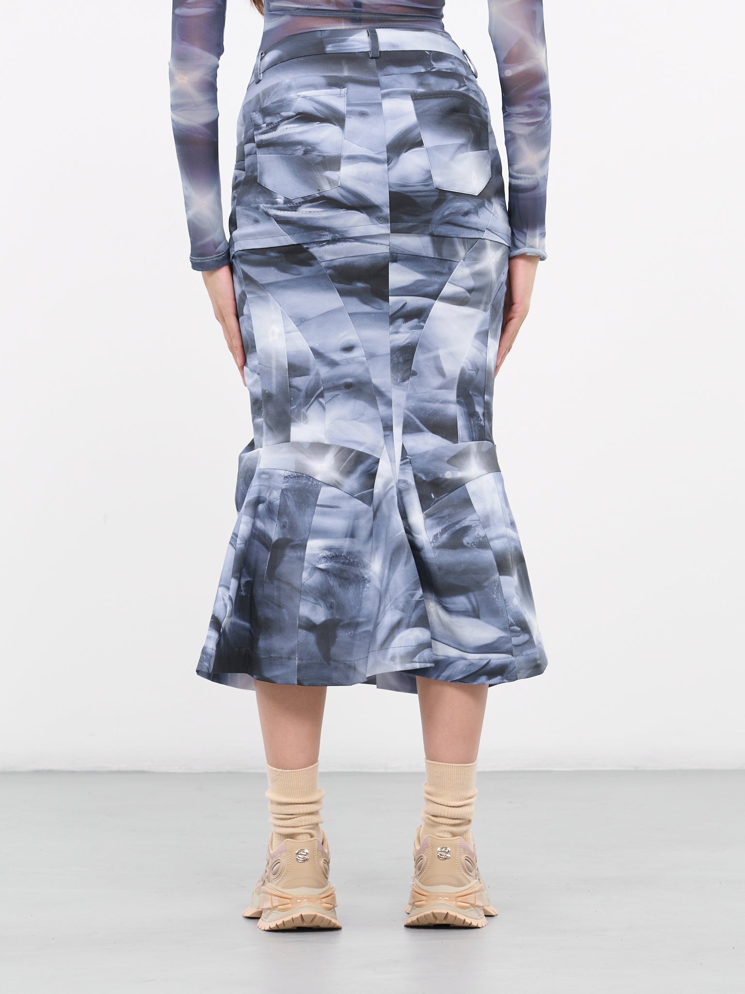 Rawr Skirt (7121-NAVY-DOLPHIN)