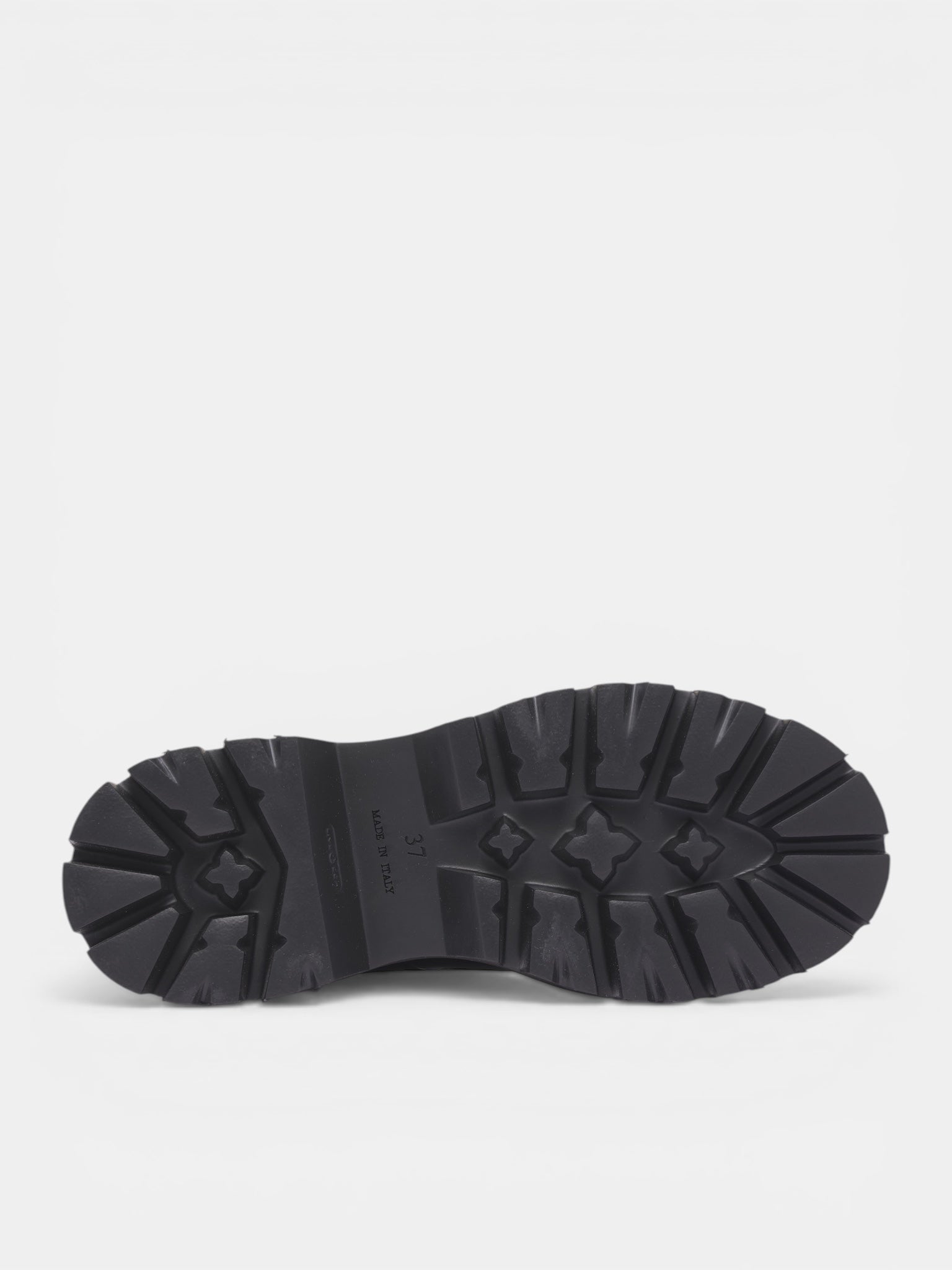 Black Leather Strap Bacchus Boots (7201000NW-L00B0-BLACK)
