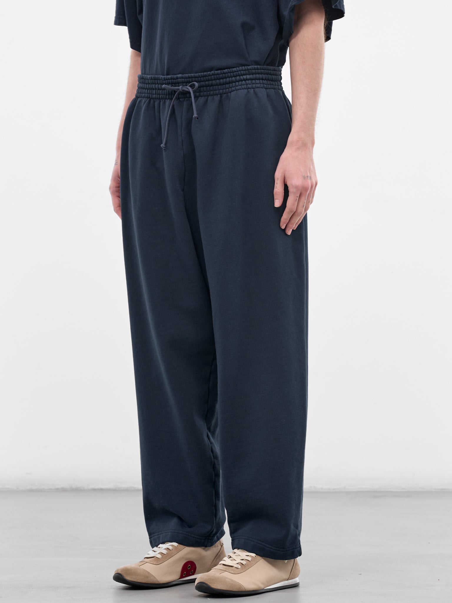 Navy Cotton Baggy Sweatpants (72031T-HC295-410-NAVY)