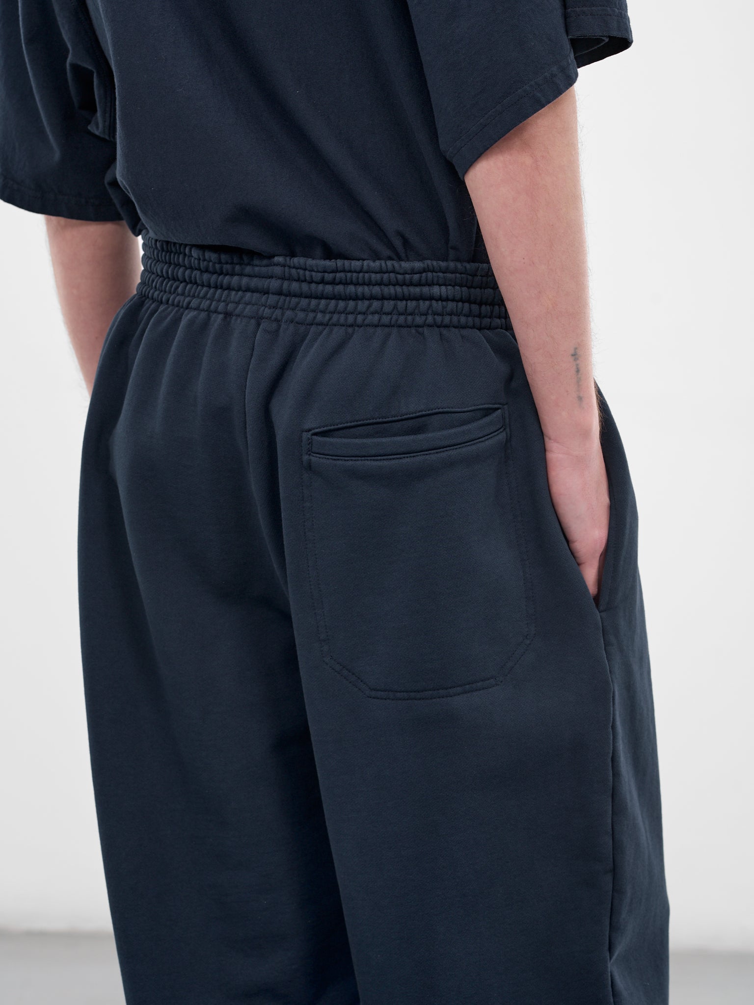 Navy Cotton Baggy Sweatpants (72031T-HC295-410-NAVY)