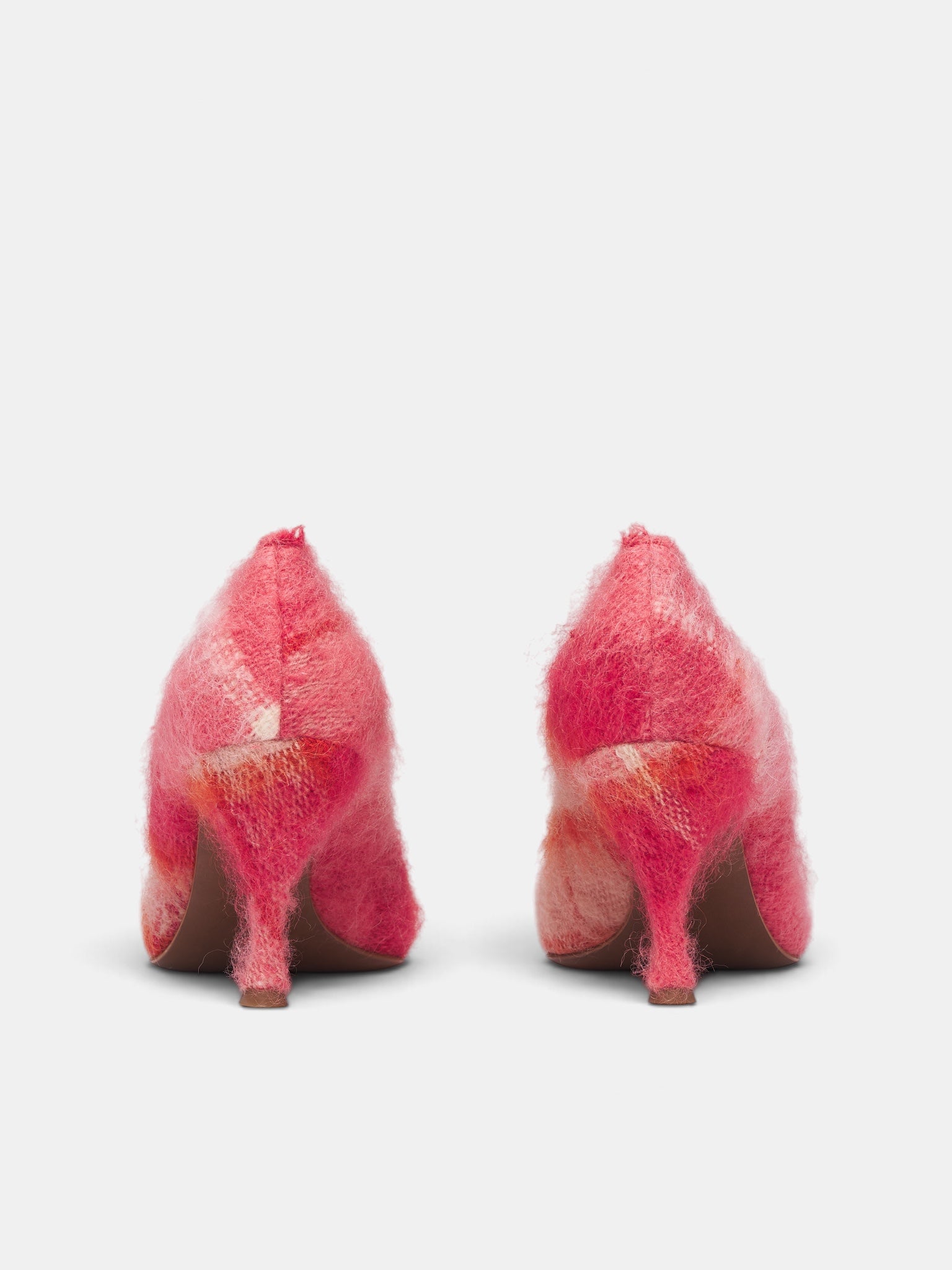 Sophia Pin Pink Tartan Pumps (7401002MW-W00ZN-FRASER-PINK)