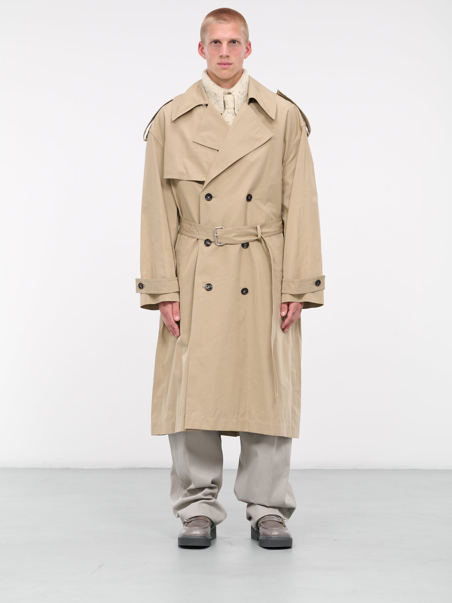 Twill Trench Coat (749968VA5Y0-927-SAND)