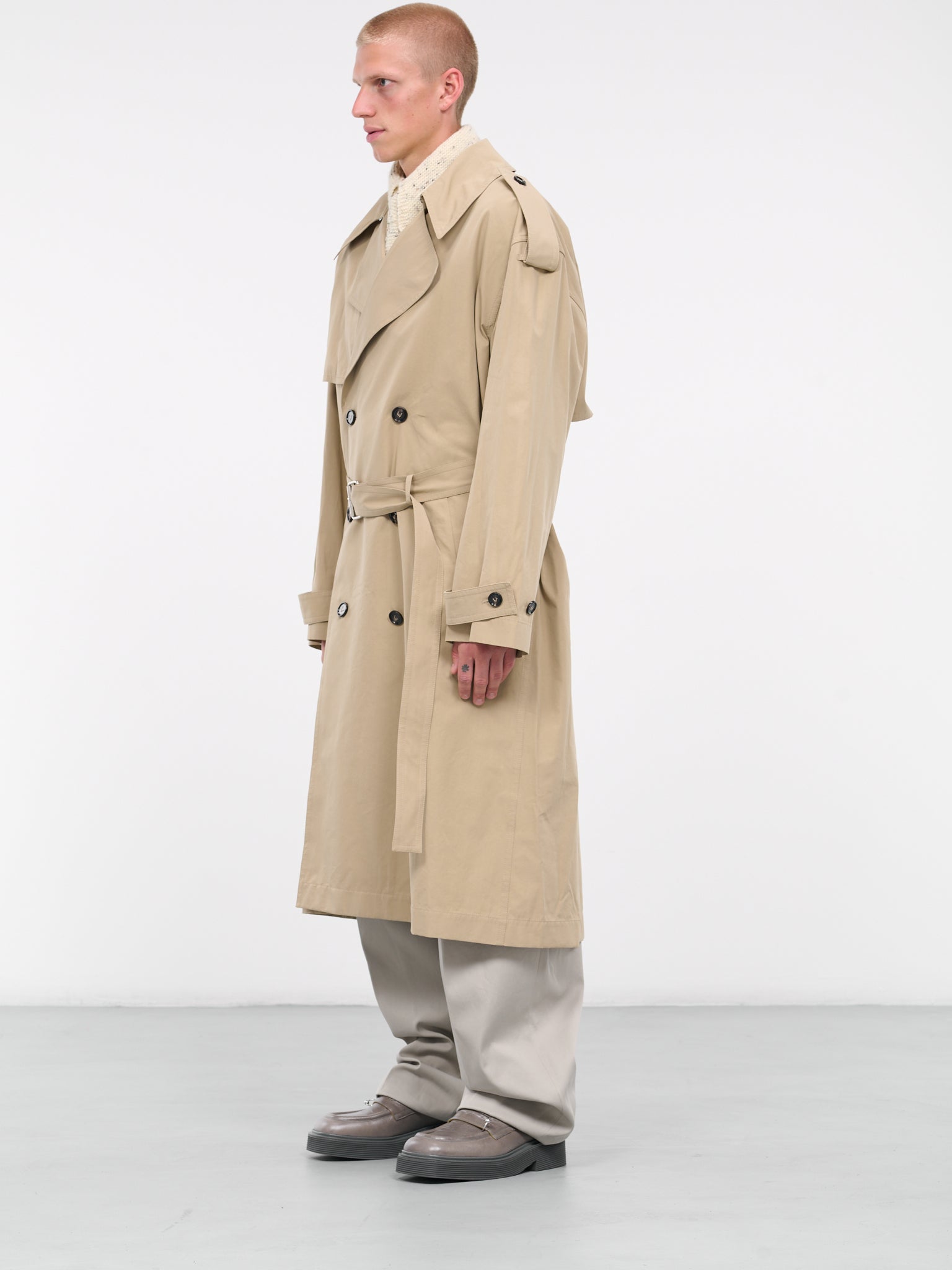 Twill Trench Coat (749968VA5Y0-927-SAND)