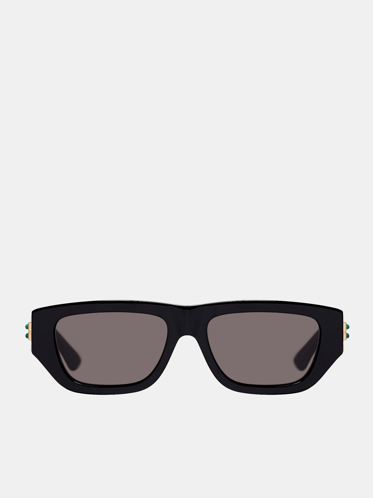 Bolt Rectangular Sunglasses (756434V2Q30-1049--BLACK-GREY)