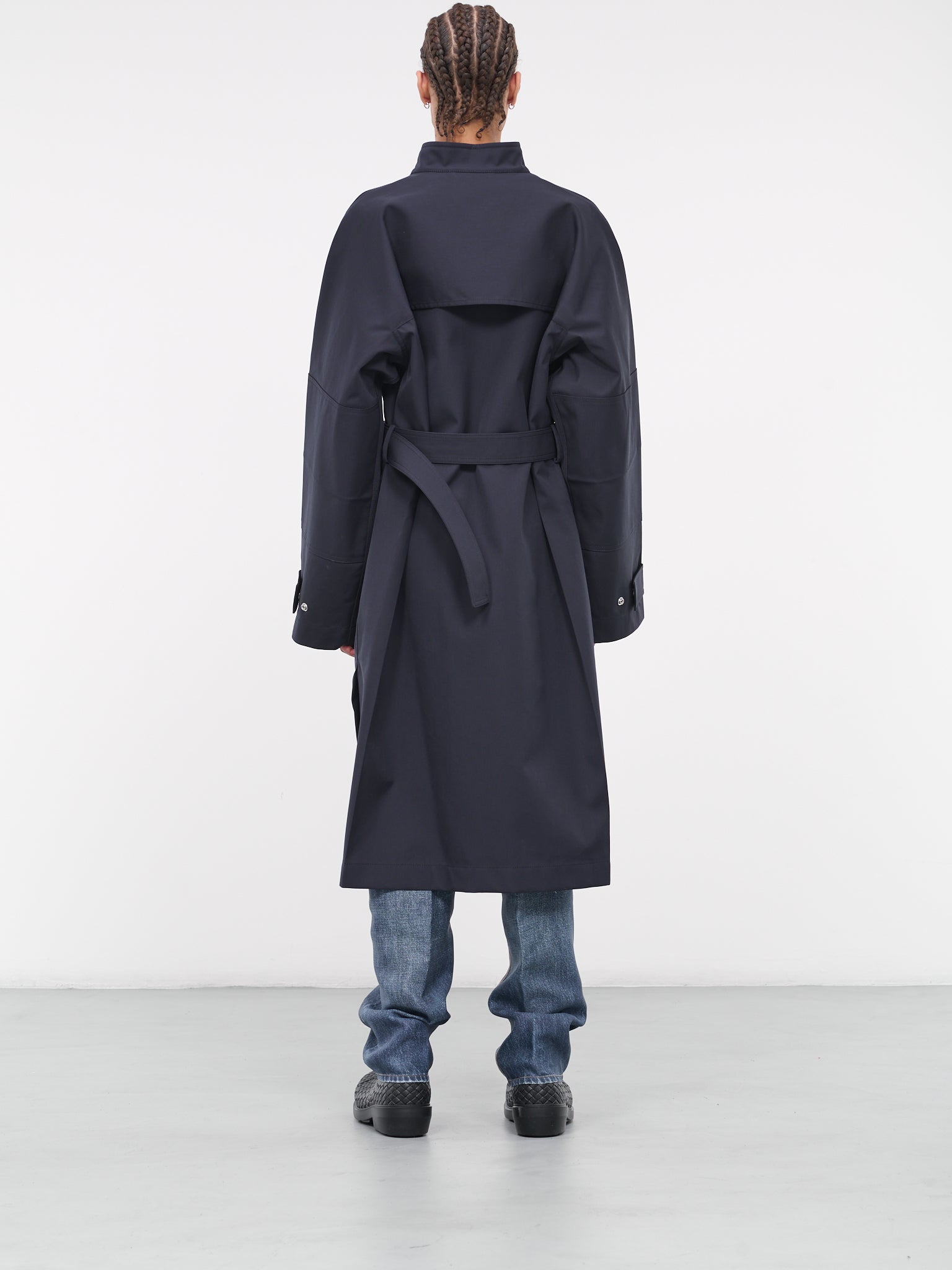 Bonded Wool-Cotton Coat (759412V1JO0-4078-415-DKNVY-NER)