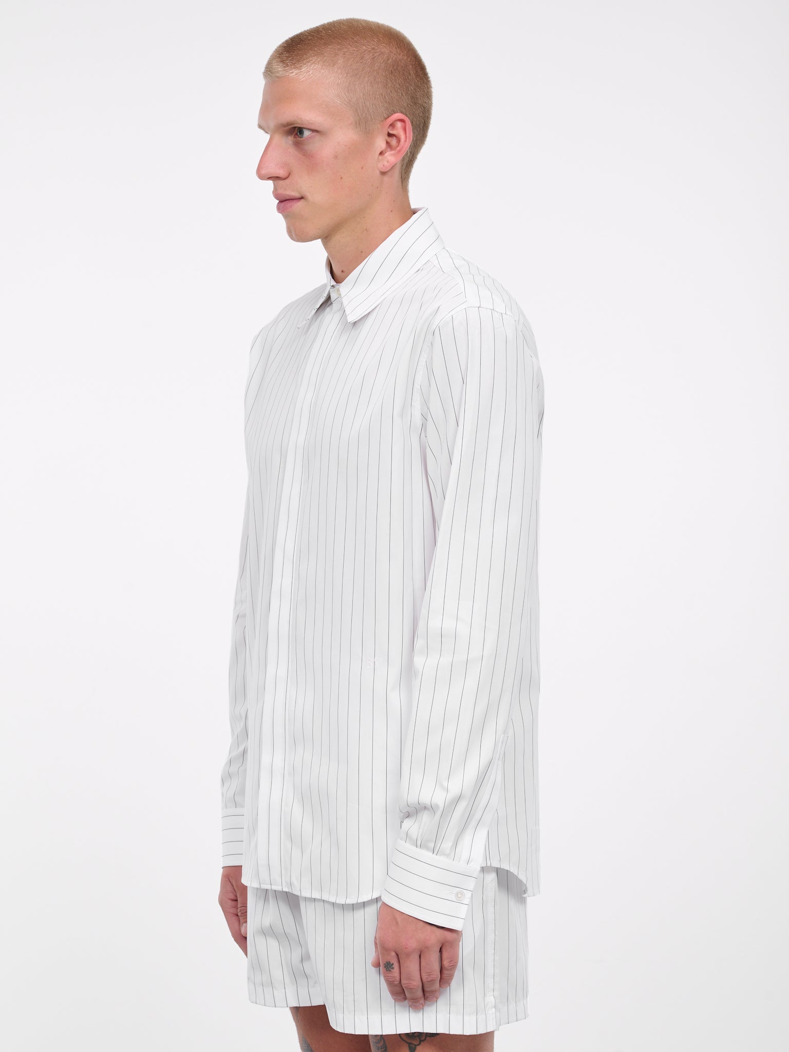 Pinstripe Poplin Shirt (762914V2FE0-960-MULTICOLOR)