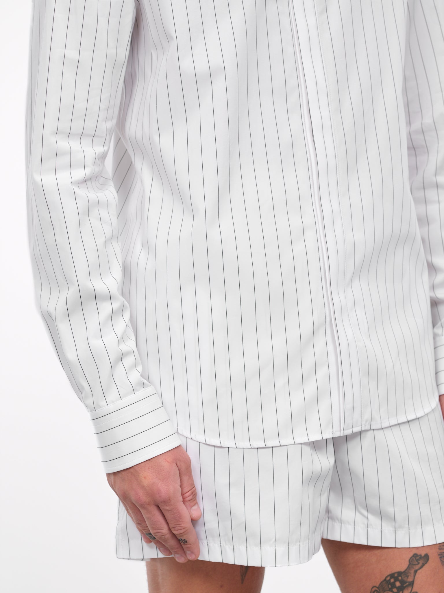 Pinstripe Poplin Shirt (762914V2FE0-960-MULTICOLOR)