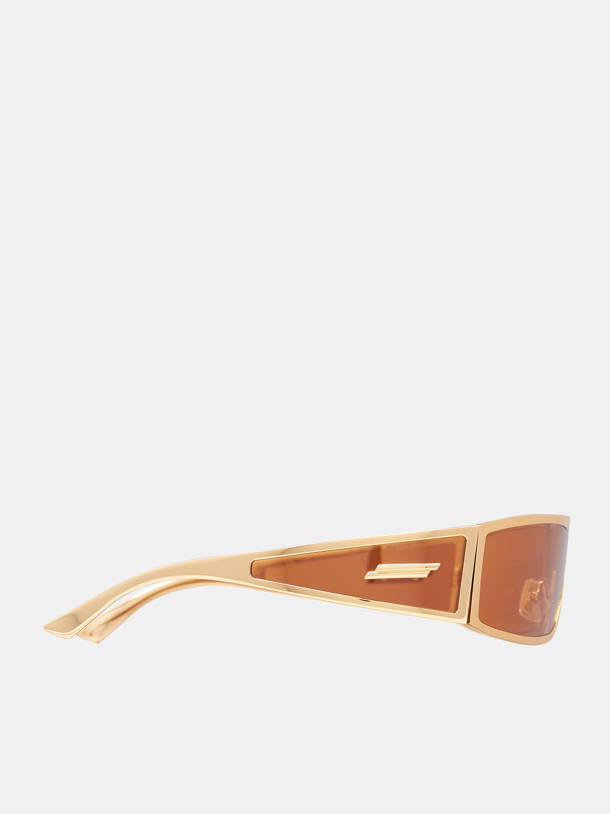 Rectangular Sunglasses (769241V4450-1431-801-COGNAC)