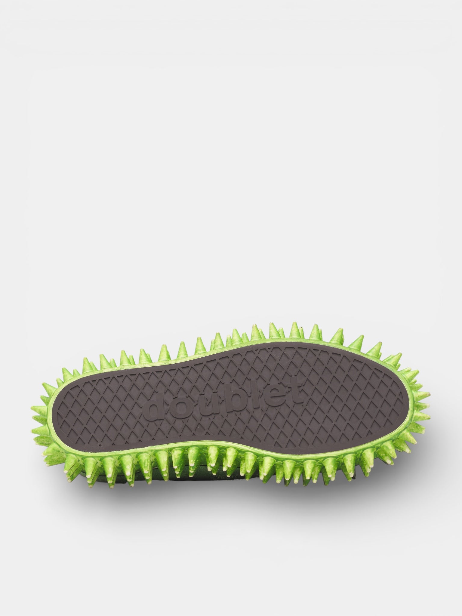 Green Canvas Spiky Sneakers (76FT67-GREEN)
