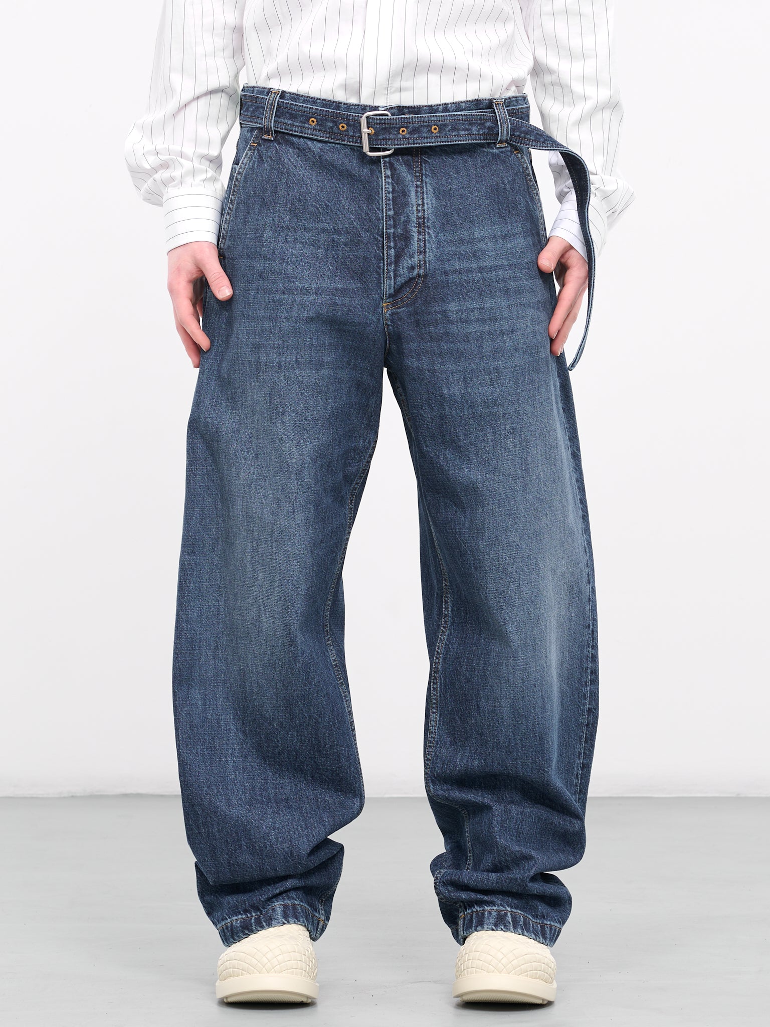 Belted Jeans (771883V2J80-408-MIDNITE-BLU)
