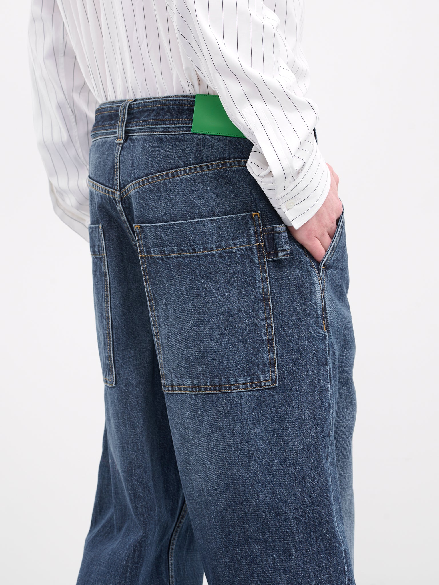 Belted Jeans (771883V2J80-408-MIDNITE-BLU)