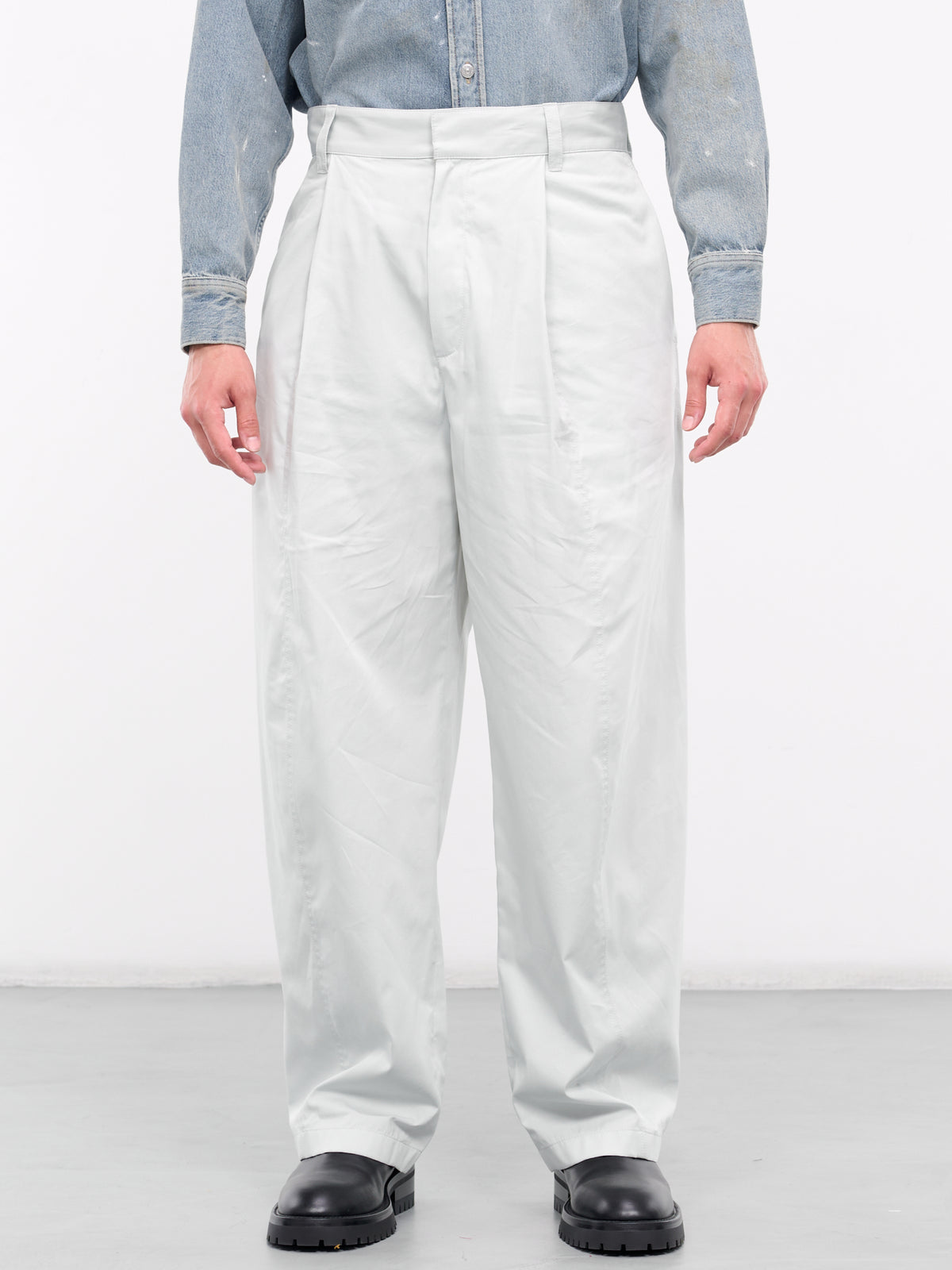 Cotton Silk Trousers (780540V3YS0-5209-CLOUD)