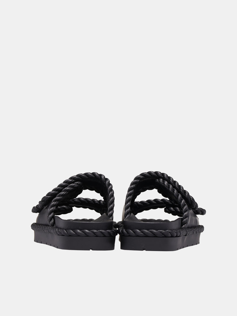 Jack Flat Mule (787003VBSDJ-1000-BLACK)