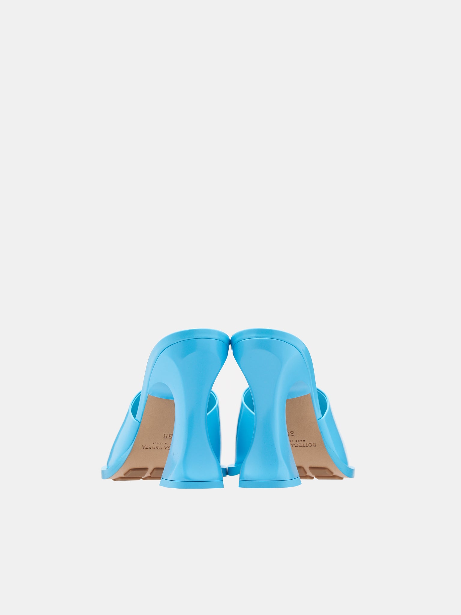 100mm Cha-cha Vinyl-heeled Mules