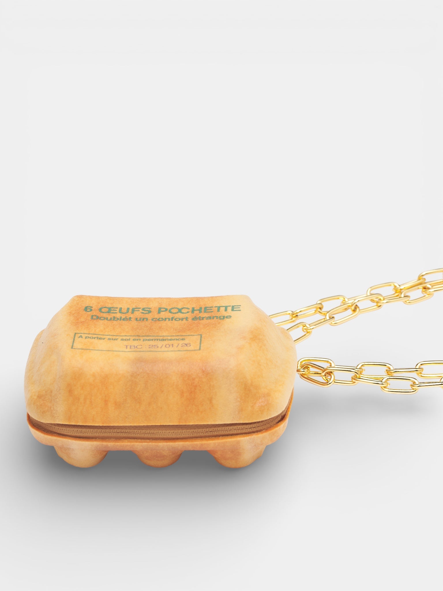 DOUBLET Beige Trompe L'oeil Egg Bag | H.Lorenzo - detail 1