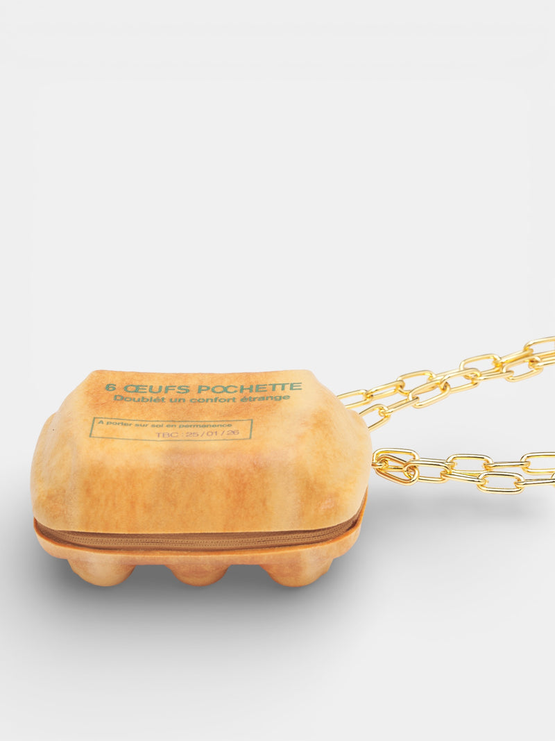 DOUBLET Beige Trompe L'oeil Egg Bag | H.Lorenzo - detail 1