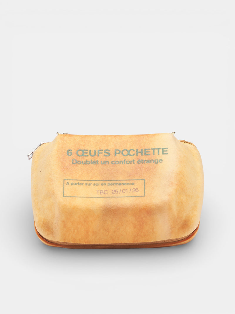 DOUBLET Beige Trompe L'oeil Egg Bag | H.Lorenzo - front